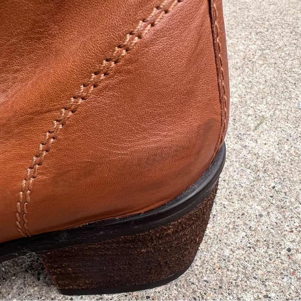 Dune London Peetonz Brown Lace Up Boots with Vintage Finish - Picture 9 of 9